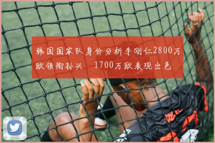 韩国国家队身价分析李刚仁2800万欧领衔孙兴慜1700万欧表现出色